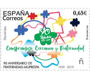 90th Anniversary of Fraternidad-Muprespa Insurance Union - Spain 2020 - 0.65