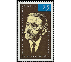 90th birthday of Wilhelm Külz  - Germany / German Democratic Republic 1965 - 25 Pfennig