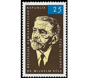 90th birthday of Wilhelm Külz  - Germany / German Democratic Republic 1965 - 25 Pfennig