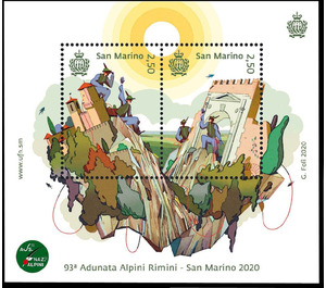 93rd Gathering of Alpini Veterans, Rimini-San Marino - San Marino 2020