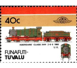 "Aberdare" Class 2600 2-6-0 1900 UK - Polynesia / Tuvalu, Funafuti 1986