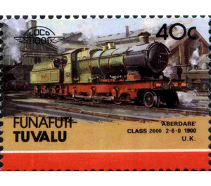 "Aberdare" Class 2600 2-6-0 1900 UK - Polynesia / Tuvalu, Funafuti 1986