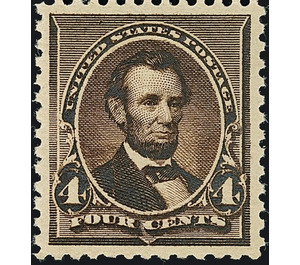 Abraham Lincoln (1809-1865), 16th President of the U.S.A. - United States of America 1890