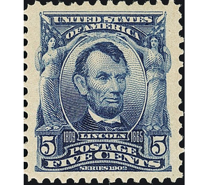 Abraham Lincoln (1809-1865), 16th President of the U.S.A. - United States of America 1903