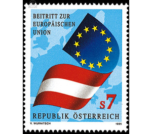 accession  - Austria / II. Republic of Austria 1995 - 7 Shilling