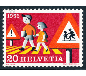 accident prevention  - Switzerland 1956 - 20 Rappen