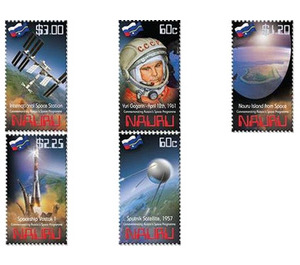 Achievements of Russian Space Travel - Micronesia / Nauru 2011 Set