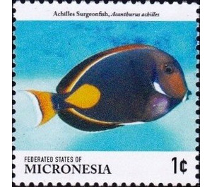 Achilles surgeonfish - Micronesia / Micronesia, Federated States 2015 - 1