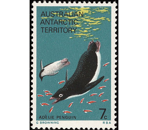 Adelie Penguin (Pygoscelis adeliae) - Australian Antarctic Territory 1973 - 7
