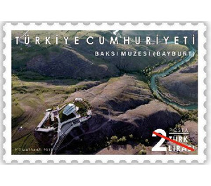 Aerial Viet of Baksi Museum, Bayburt - Turkey 2019 - 2
