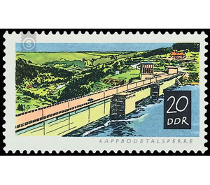 After 1945 built dams  - Germany / German Democratic Republic 1968 - 20 Pfennig