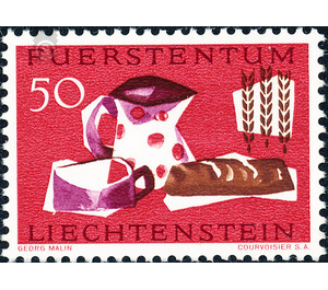 Against hunger  - Liechtenstein 1963 - 50 Rappen