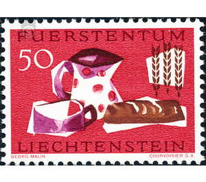 Against hunger  - Liechtenstein 1963 - 50 Rappen