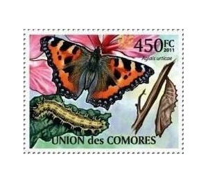 Aglais urticae - East Africa / Comoros 2011 - 450
