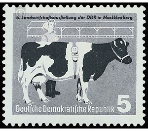 Agricultural exhibition, Markkleeberg  - Germany / German Democratic Republic 1958 - 5 Pfennig