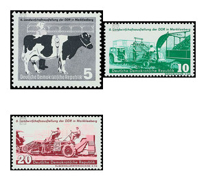 Agricultural exhibition, Markkleeberg  - Germany / German Democratic Republic 1958 Set