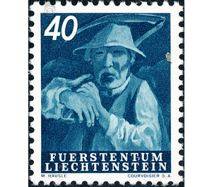 Agriculture work  - Liechtenstein 1951 - 40 Rappen