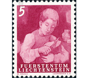 Agriculture work  - Liechtenstein 1951 - 5 Rappen