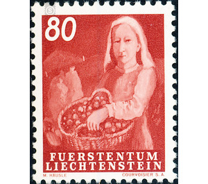 Agriculture work  - Liechtenstein 1951 - 80 Rappen