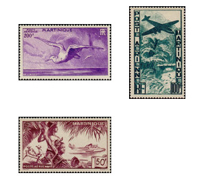 Air Mail 1947 - Caribbean / Martinique 1947 Set