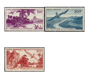 Air Post definitives 1948 - Polynesia / French Oceania 1948 Set