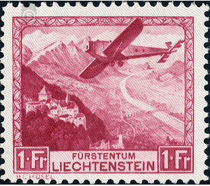 Aircrafts  - Liechtenstein 1930 - 100 Rappen