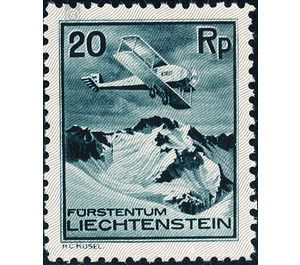 Aircrafts  - Liechtenstein 1930 - 20 Rappen