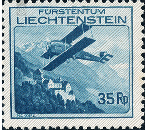 Aircrafts  - Liechtenstein 1930 - 35 Rappen