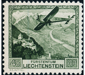 Aircrafts  - Liechtenstein 1930 - 45 Rappen