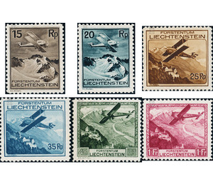 Aircrafts  - Liechtenstein 1930 Set