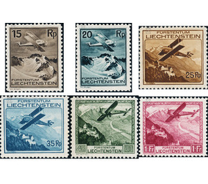 Aircrafts  - Liechtenstein 1930 Set