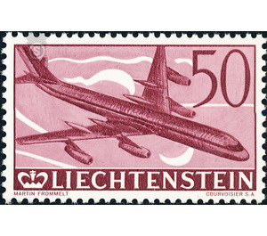 Aircrafts  - Liechtenstein 1960 - 50 Rappen