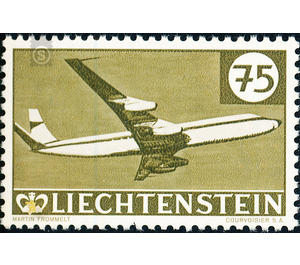 Aircrafts  - Liechtenstein 1960 - 75 Rappen