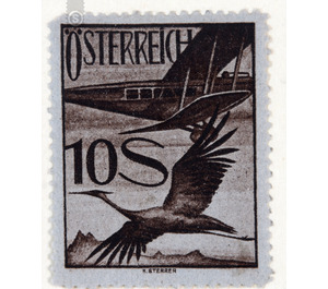 Airmail stamp  - Austria / I. Republic of Austria 1925 - 10 Shilling