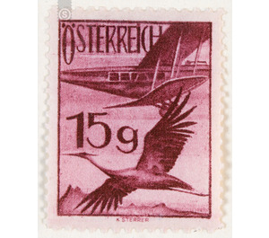 Airmail stamp  - Austria / I. Republic of Austria 1925 - 15 Groschen