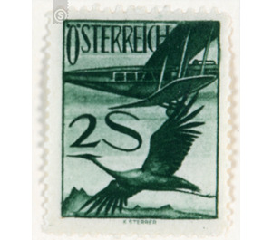 Airmail stamp  - Austria / I. Republic of Austria 1925 - 2 Shilling