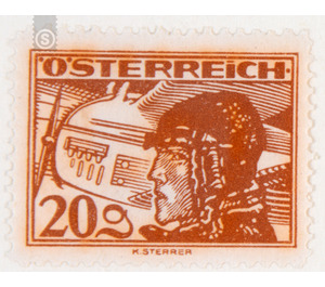 Airmail stamp  - Austria / I. Republic of Austria 1930 - 20 Groschen