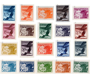 Airmail stamp - Austria / I. Republic of Austria Series
