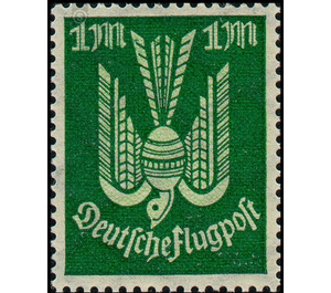 Airmail stamp series  - Germany / Deutsches Reich 1922 - 1 Mark