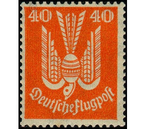 Airmail stamp series  - Germany / Deutsches Reich 1922 - 40 Pfennig