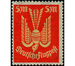 Airmail stamp series  - Germany / Deutsches Reich 1922 - 5 Mark