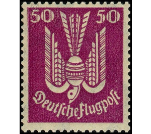 Airmail stamp series  - Germany / Deutsches Reich 1922 - 50 Pfennig