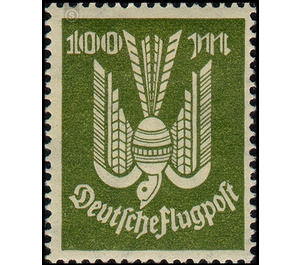 Airmail stamp series  - Germany / Deutsches Reich 1923 - 100 Mark