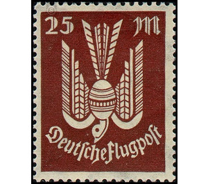 Airmail stamp series  - Germany / Deutsches Reich 1923 - 25 Mark