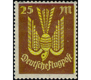 Airmail stamp series  - Germany / Deutsches Reich 1923 - 25 Mark