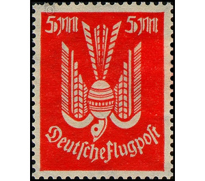 Airmail stamp series  - Germany / Deutsches Reich 1923 - 5 Mark