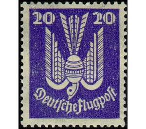 Airmail stamp series  - Germany / Deutsches Reich 1924 - 20 Rentenpfennig