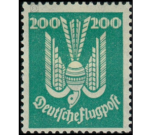 Airmail stamp series  - Germany / Deutsches Reich 1924 - 200 Rentenpfennig
