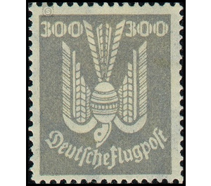 Airmail stamp series  - Germany / Deutsches Reich 1924 - 300 Rentenpfennig