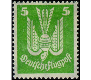 Airmail stamp series  - Germany / Deutsches Reich 1924 - 5 Rentenpfennig